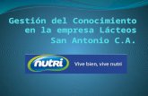 GESTION DEL CONOCIMIENTO EN LACTEOS SAN ANTONIO