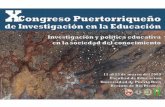 Congreso Puertorriqueño de Investigación en la Educación