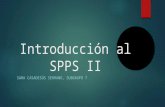 Introducción al SPSS II