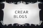 Crear blogs