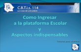Plataforma Moodle instrucciones de ingreso CBTis No 114