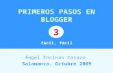 Primeros pasos en Blogger.3