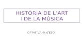Història de l'art i de la Música 4t d'ESO Unitat 0