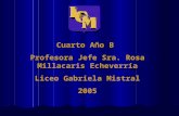 Cuarto  B 2005 Liceo Gabriela Mistral
