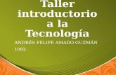 Taller introductorio a la tecnología