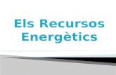 Els Recursos EnergèTics (2)