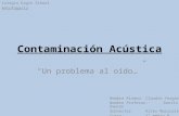 Contaminación acústica (C. Vergara)