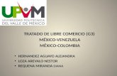 Tratado de libre comercio - México, Venezuela & Colombia