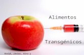 Alimentos transgenicos 1º bac A