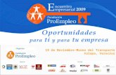 Encuentro Empresarial Fundacion ProEmpleo 2009 -Presentación Patrocinadores