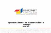 1. oportunidades de exportación a europa
