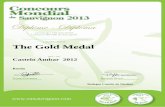 Castelo Ámbar 2012: Medalla de Oro en el Concurso Mundial del Sauvignon 2013