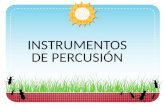 Instrumentos percusión