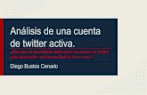 Análisis de cuenta twitter por Diego Bustos