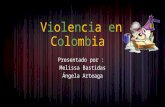 Fenómeno de violencia en Colombia