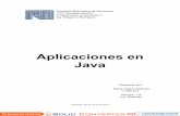 Aplicaciones Java.