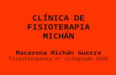 Clínica de fisioterapia MICHÁN
