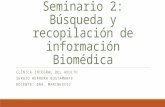 Seminario 2: Búsqueda y Recopilación de Información Biomédica