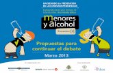 Menores y alcohol 2012