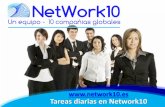 Tareas diarias en Network10