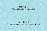 Trastornos de personalidad - Curso virtual de Policía Judicial