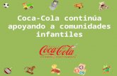 Coca-Cola apoya a comunidades infantiles