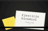 Ejercicio binomial