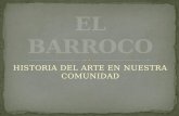 El barroco en la Comunidad Valenciana.