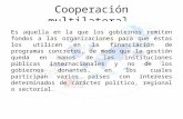 Cooperación multilateral