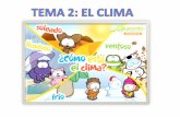 CIENCIAS SOCIALES 5º. TEMA 2: "EL CLIMA".
