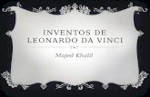 Inventos de Leonardo Da Vinci