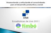 Estadisticas de uso 2011 Portal TIMBÓ