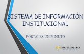 Portales Uniminuto - Sistemas de información Institucional.