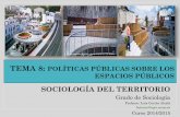 Tema 8. políticas públicas sobre los espacios públicos. prácticas urbanas y participación