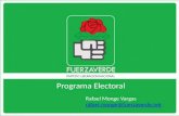 Presentación lanzamiento del programa electoral