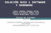 Solución guia 1 software y hardware