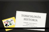 Toxicología Historia