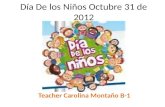 Día de los niños octubre 31 de 2012