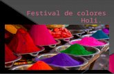 Festival de colores holi.