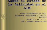 061002 La Felicidad En El Gim  Proyecto Integrado De 10o Definitivo
