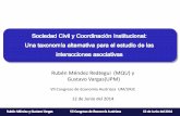 Gustavo Vargas - Sociedad Civil y coordinación institucional
