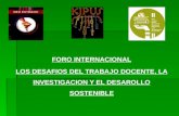 Encuentro Internacional de Investigación convocado por la UNESCO- RED ESTRADO