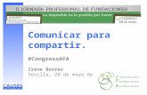 Comunicar para compartir #JornadaAFA - Sevilla