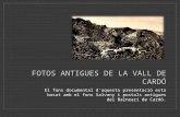 Fotos Antigues De La Vall De Cardó