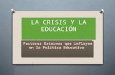 La crisis y la educación