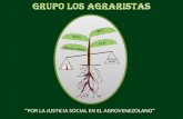 Exposición Entes Agrarios: Equipo Los Agraristas. Cohorte I - 2013