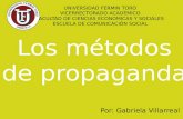 Los métodos de propaganda por Gabriela Villarreal