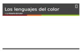 Los lenguajes del color