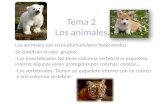 Tema 2 los animales. Andrea Garcia
