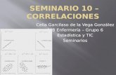 Seminario 10 – correlaciones